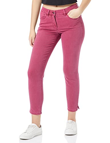 GERRY WEBER Edition Damen Best4me Cropped Jeans, Hot Pink Nature Dye, 34 von Gerry Weber