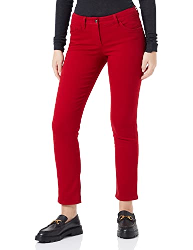 GERRY WEBER Edition Damen Best4me Slimfit Jeans, Red Salsa, 40 von Gerry Weber