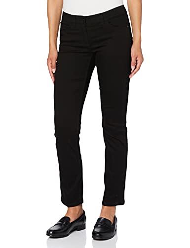 GERRY WEBER Edition Damen Straight Leg Jeans best4me, Gr. 36/L30 (Herstellergröße: 36S), Schwarz (Black Denim 12800) von Gerry Weber