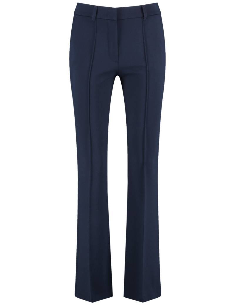 GERRY WEBER Edition - Elegante Hose MAR꞉LIE FLARED FIT navy - Gr. - 38R von GERRY WEBER Edition
