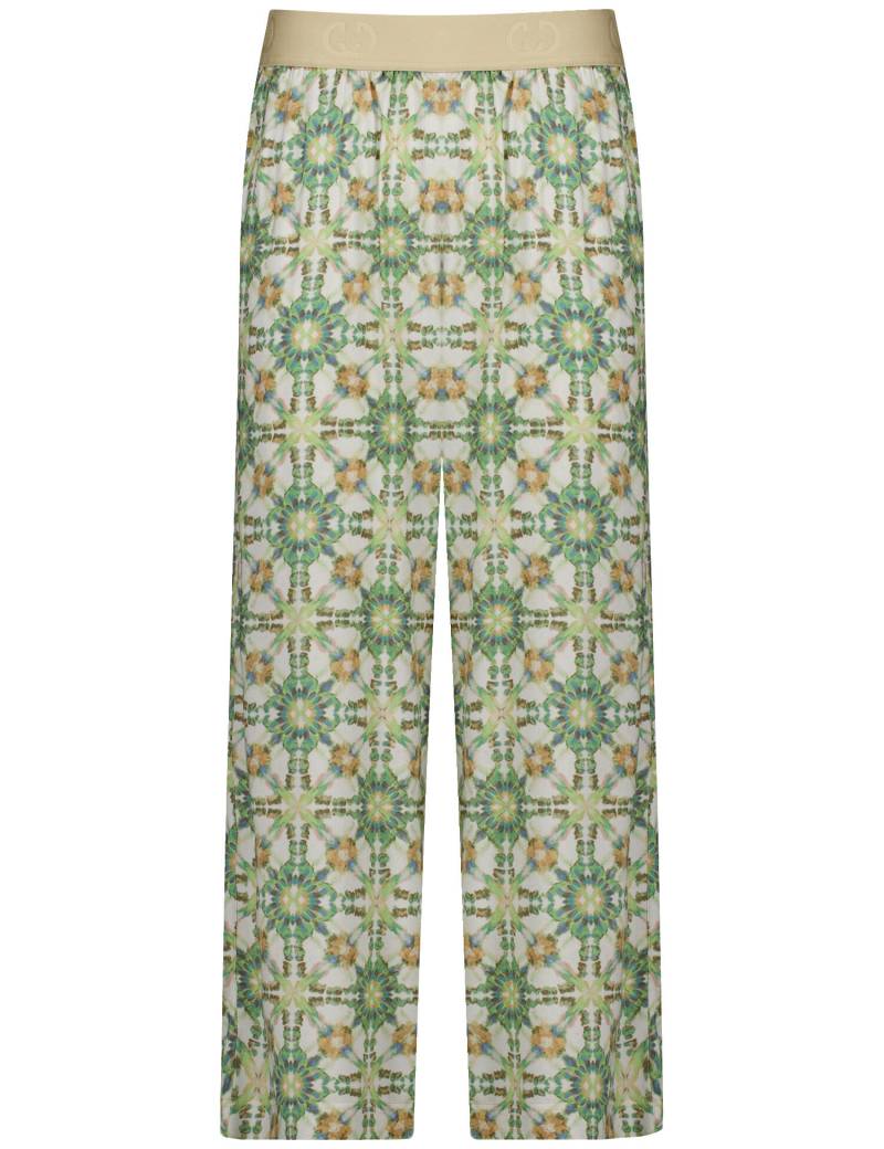 GERRY WEBER Edition - Gemusterte Schlupfhose MIR꞉ELA CULOTTE nature/jade batik print - Gr. - 44R von GERRY WEBER Edition