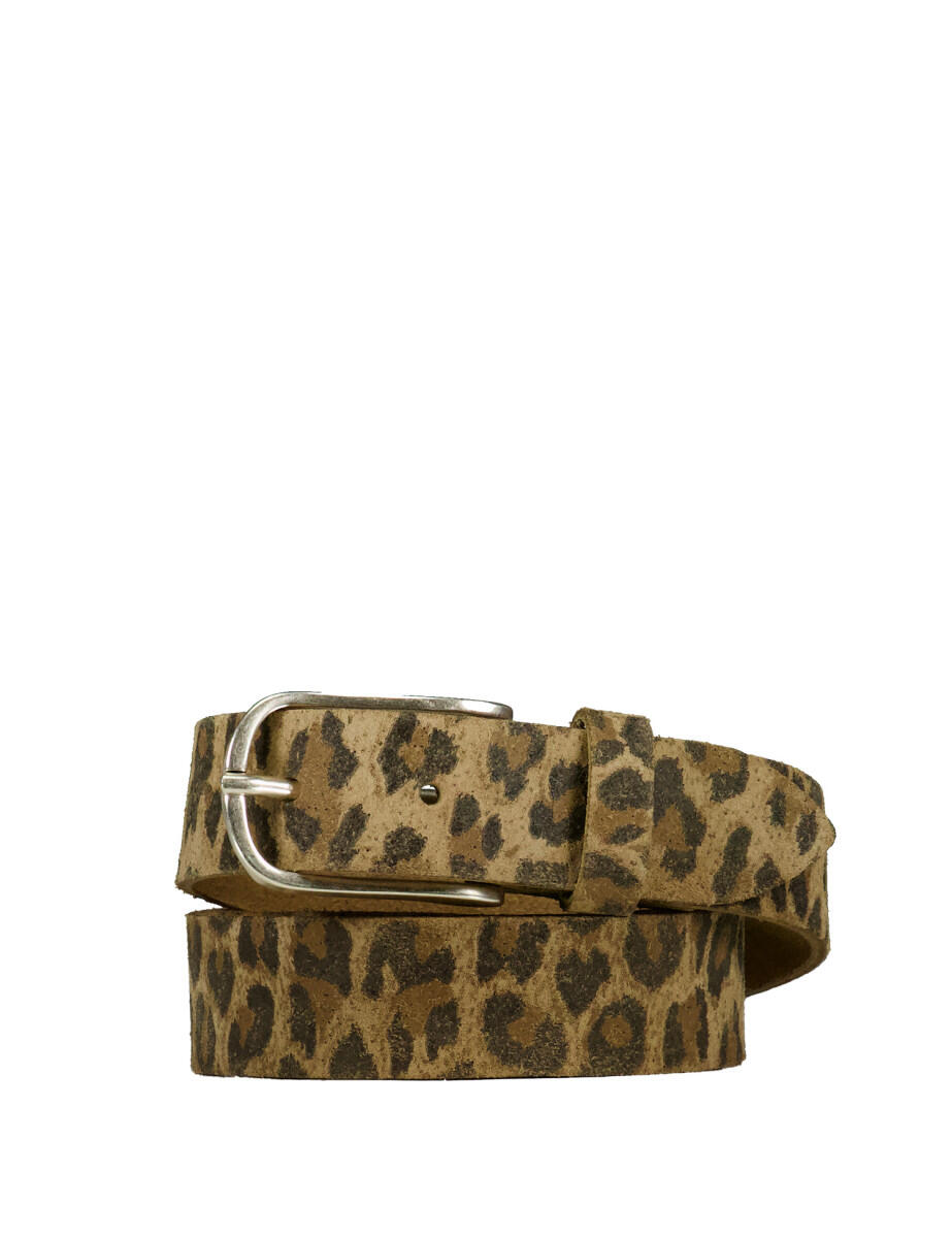 GERRY WEBER Edition - Gürtel mit Animalprint braun - Gr. - 90 von GERRY WEBER Edition