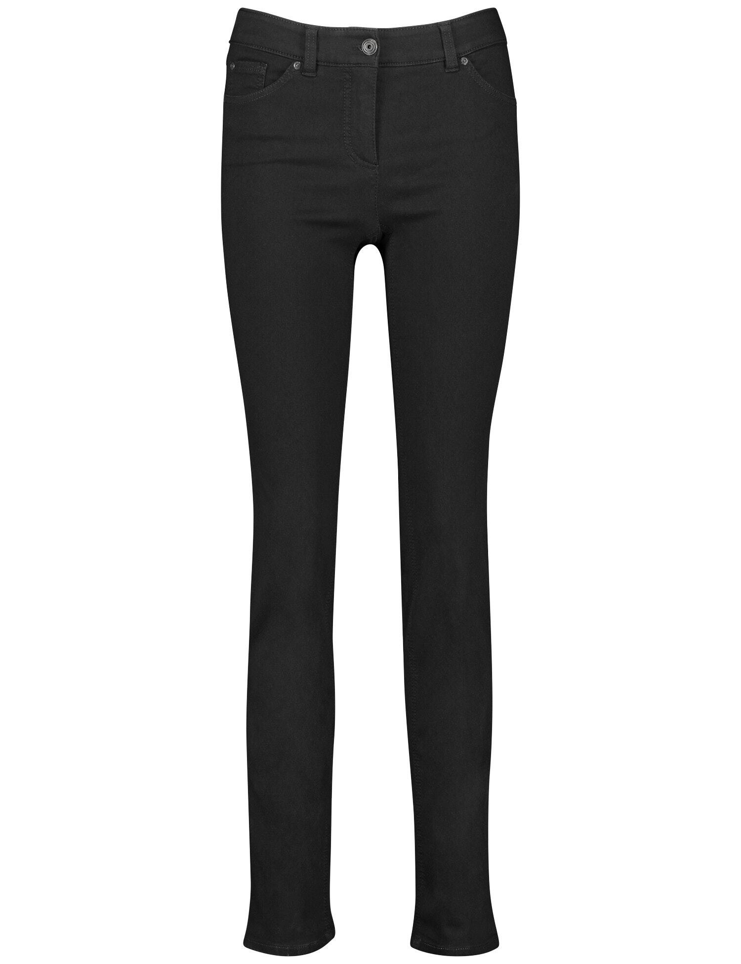 GERRY WEBER Edition - HOSE JEANS LANG black black denim - Gr. - 36R von GERRY WEBER Edition