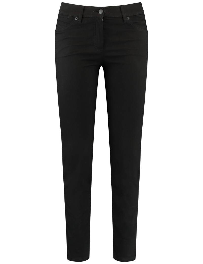 GERRY WEBER Edition - HOSE JEANS LANG black black denim - Gr. - 42S von GERRY WEBER Edition