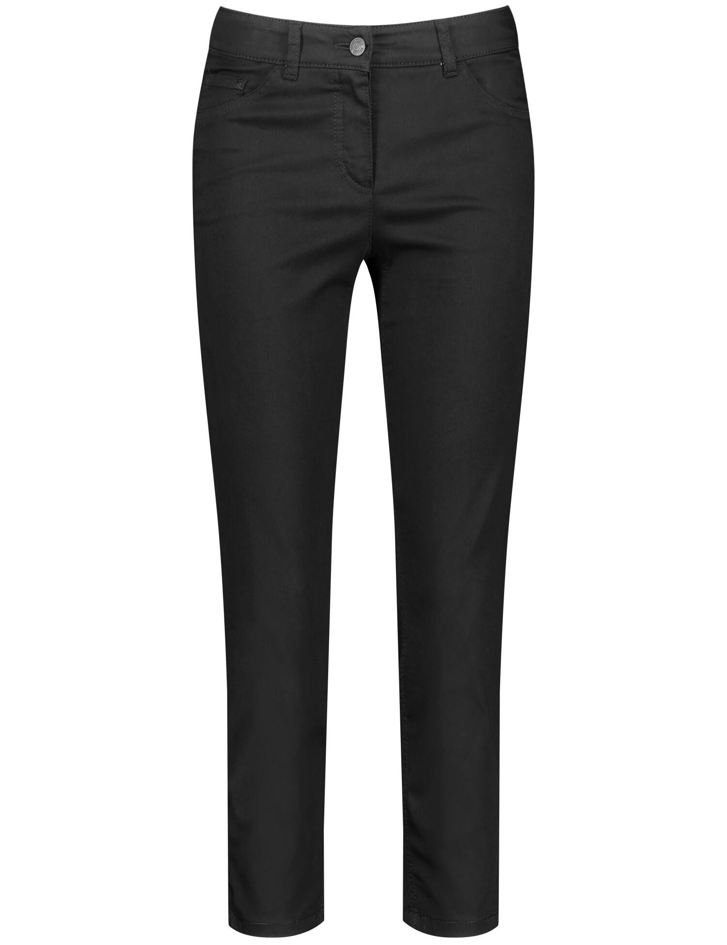GERRY WEBER Edition - HOSE JEANS VERKUERZT black black denim - Gr. - 34R von GERRY WEBER Edition