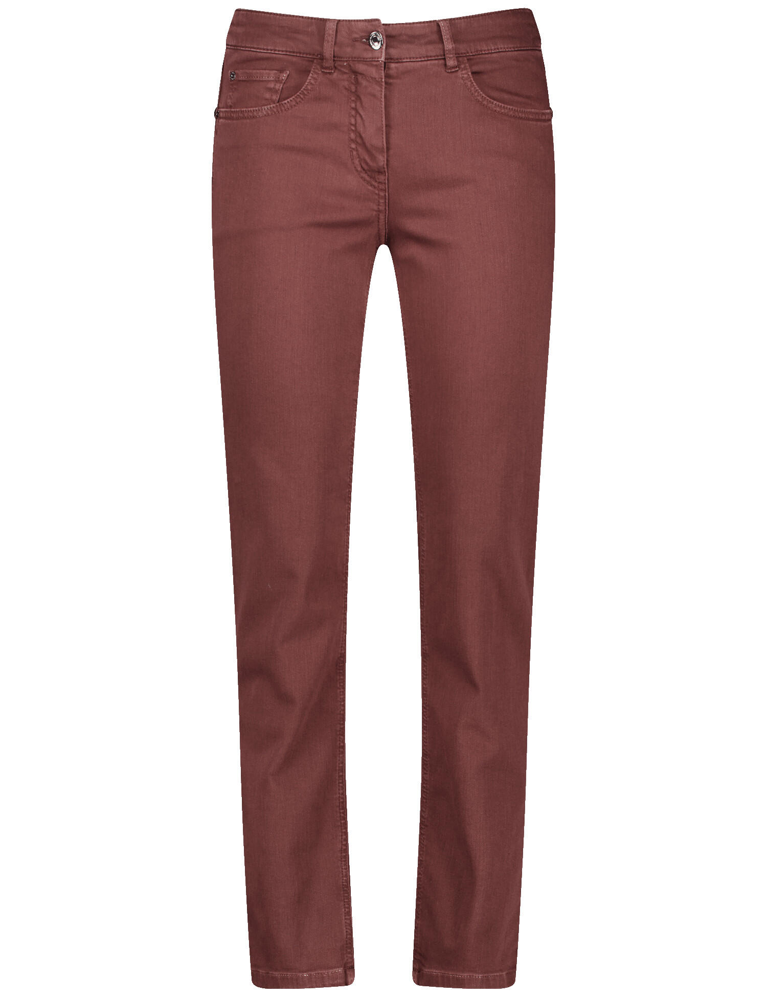 GERRY WEBER Edition - HOSE JEANS VERKUERZT marsala washed - Gr. - 46S von GERRY WEBER Edition