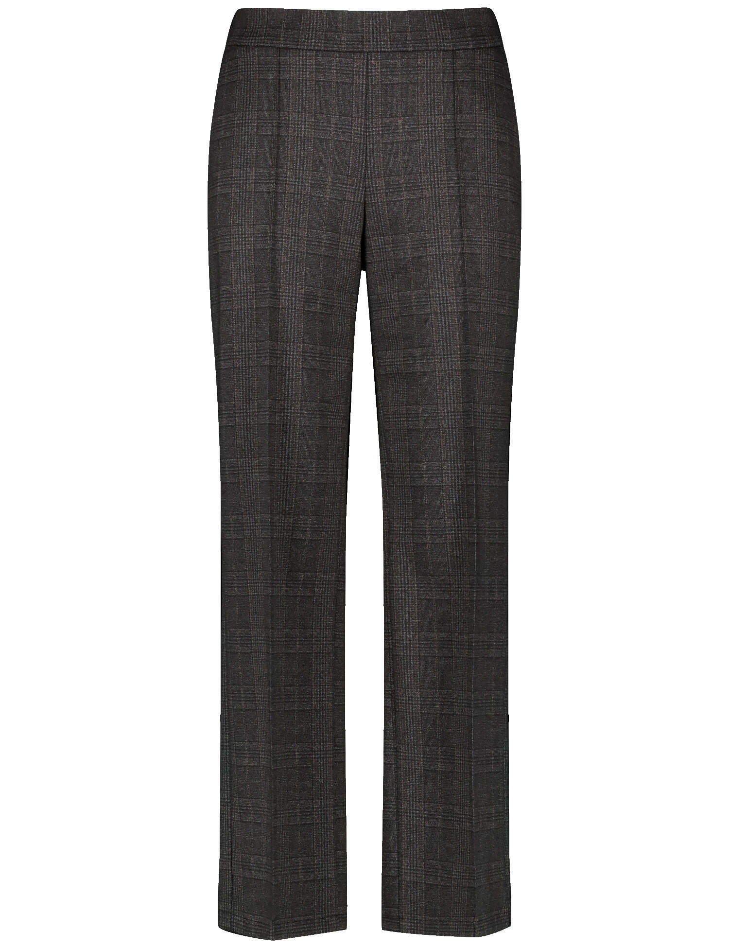 GERRY WEBER Edition - Hose Freizeit lang caramel karo - Gr. - 46R von GERRY WEBER Edition