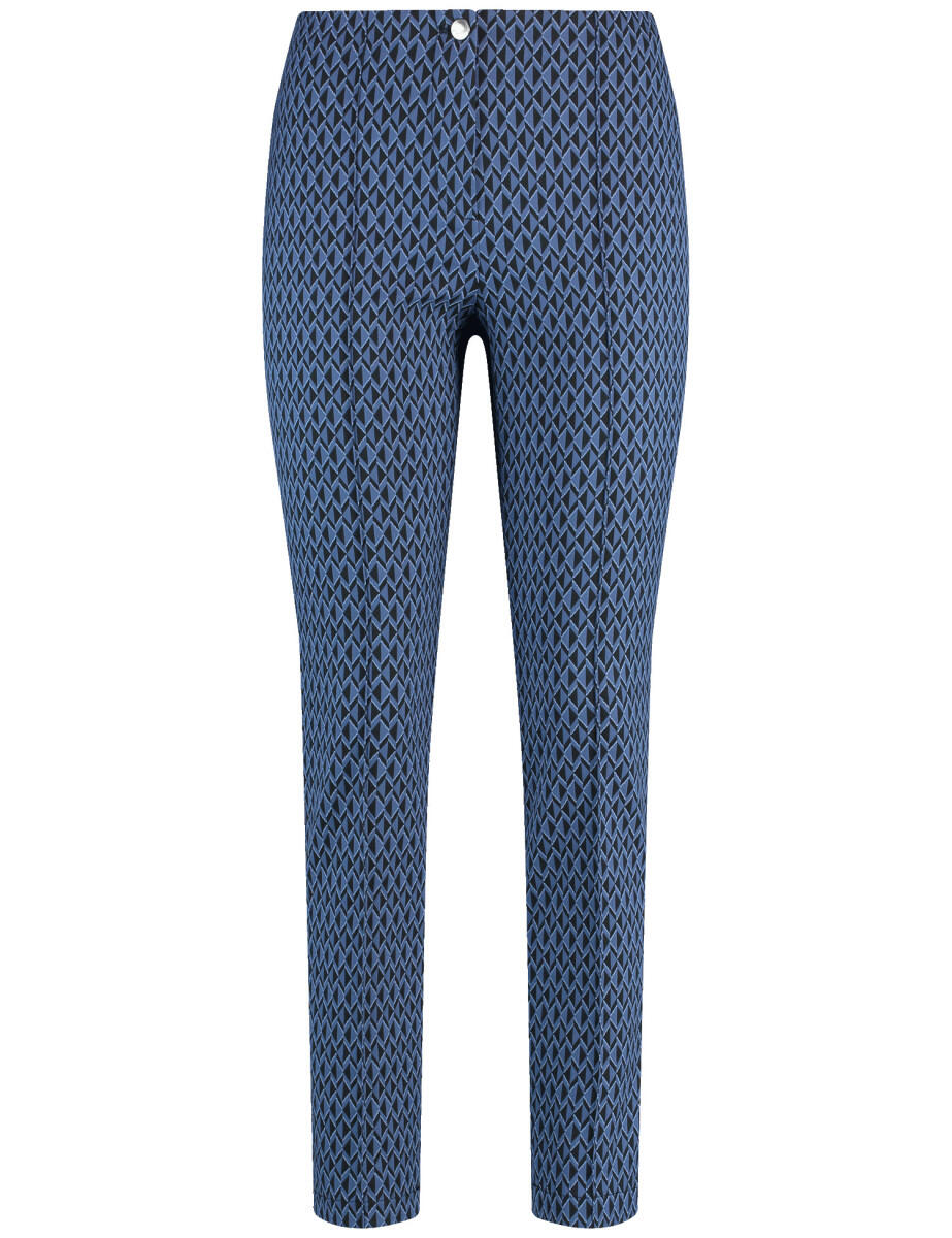 GERRY WEBER Edition - Hose mit Muster blau von GERRY WEBER Edition
