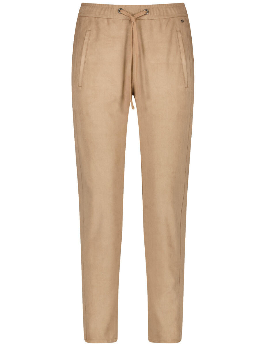 GERRY WEBER Edition - Hose mit elastischem Bund braun von GERRY WEBER Edition