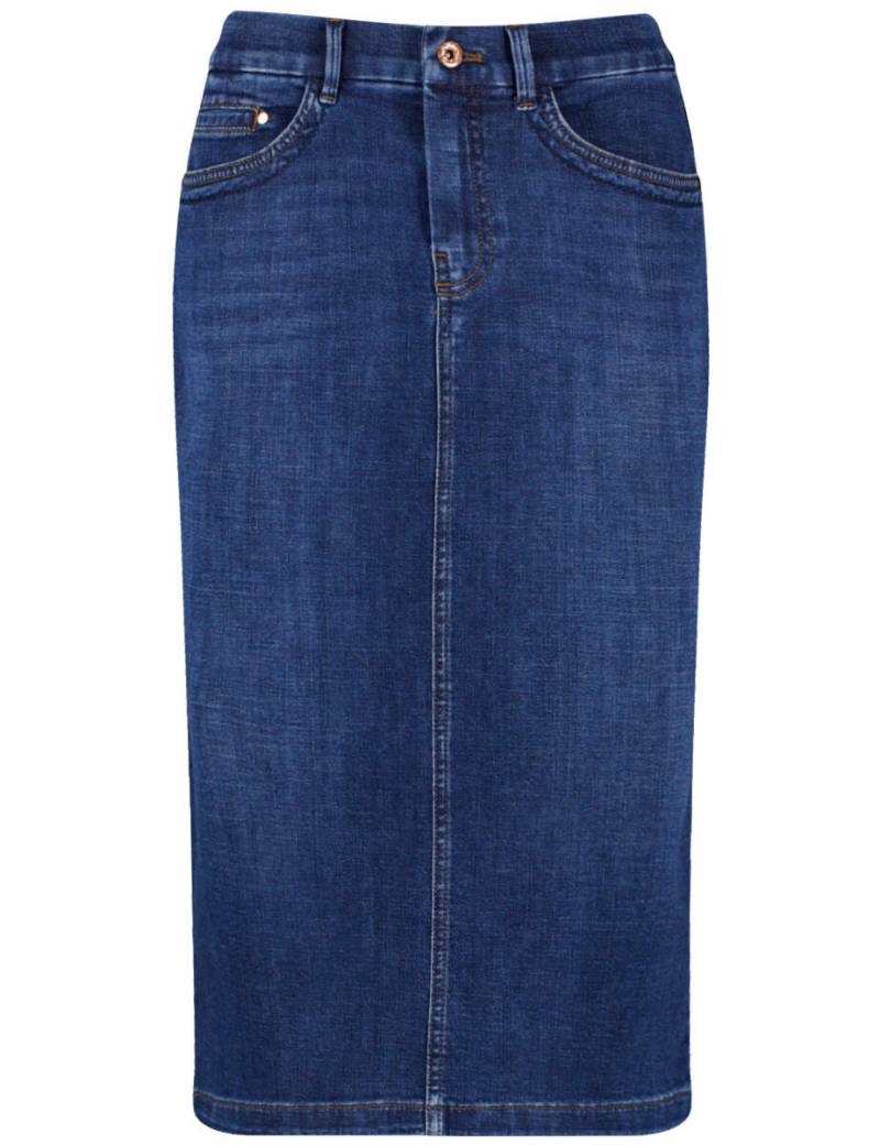 GERRY WEBER Edition - Jeansrock Midi blau - Gr. - 34 von GERRY WEBER Edition