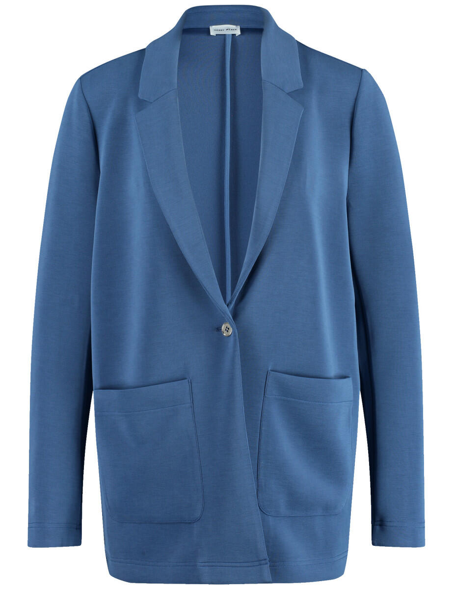 GERRY WEBER Edition - Jerseyblazer blau - Gr. - 36 von GERRY WEBER Edition