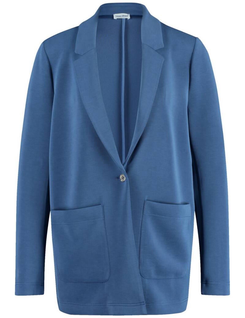GERRY WEBER Edition - Jerseyblazer blau - Gr. - 36 von GERRY WEBER Edition