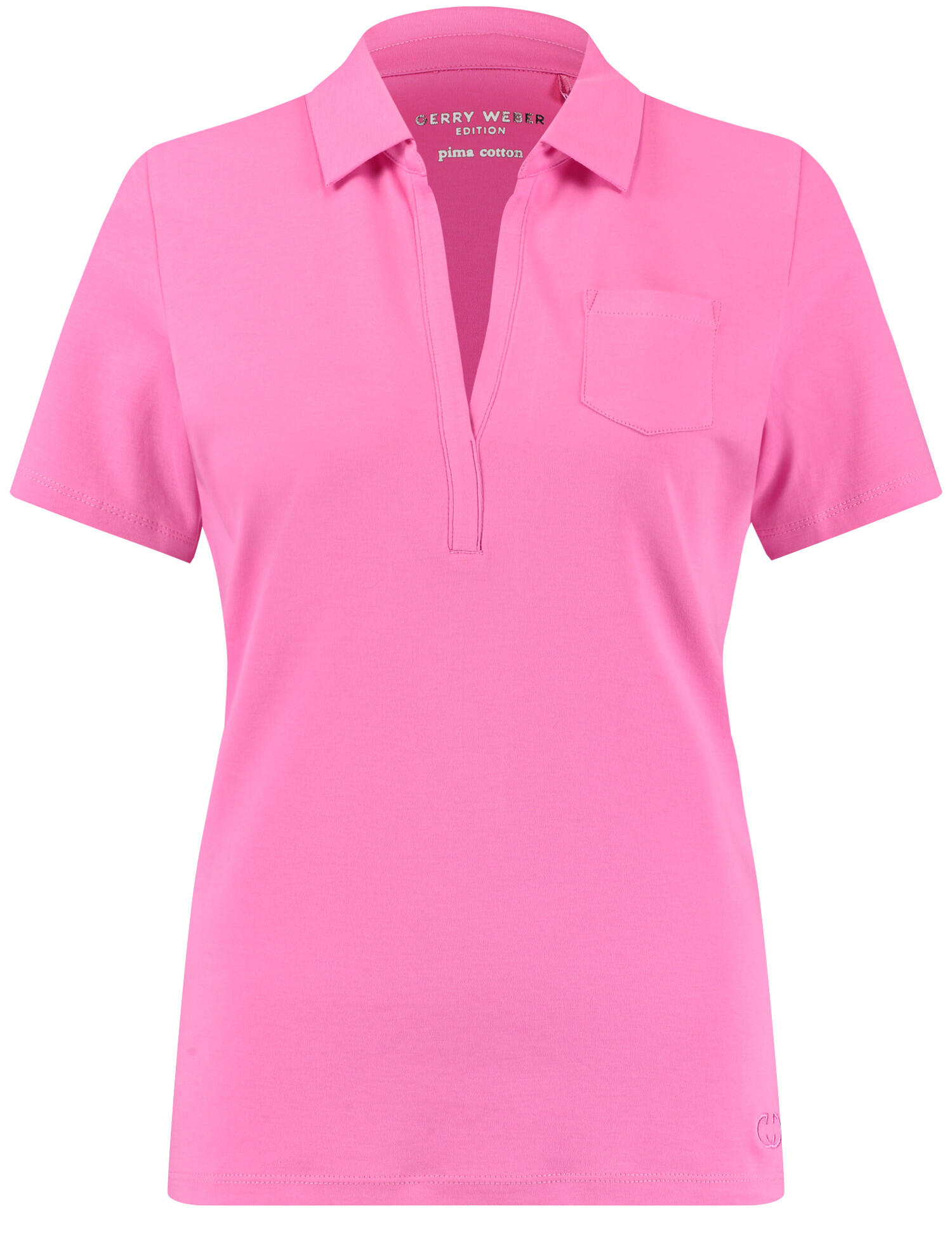 GERRY WEBER Edition - Kurzarm Poloshirt soft pink - Gr. - 46 von GERRY WEBER Edition