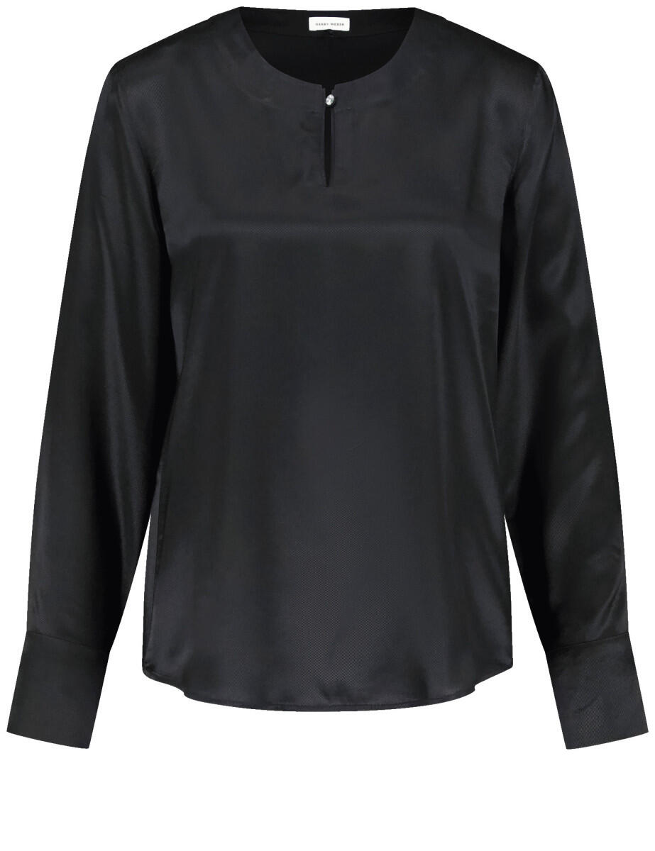 GERRY WEBER Edition - Langarmbluse blau - Gr. - 38 von GERRY WEBER Edition