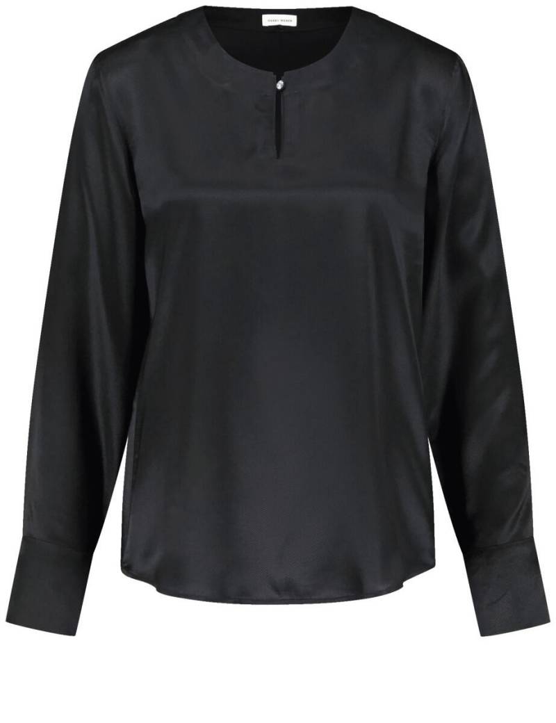 GERRY WEBER Edition - Langarmbluse blau - Gr. - 38 von GERRY WEBER Edition