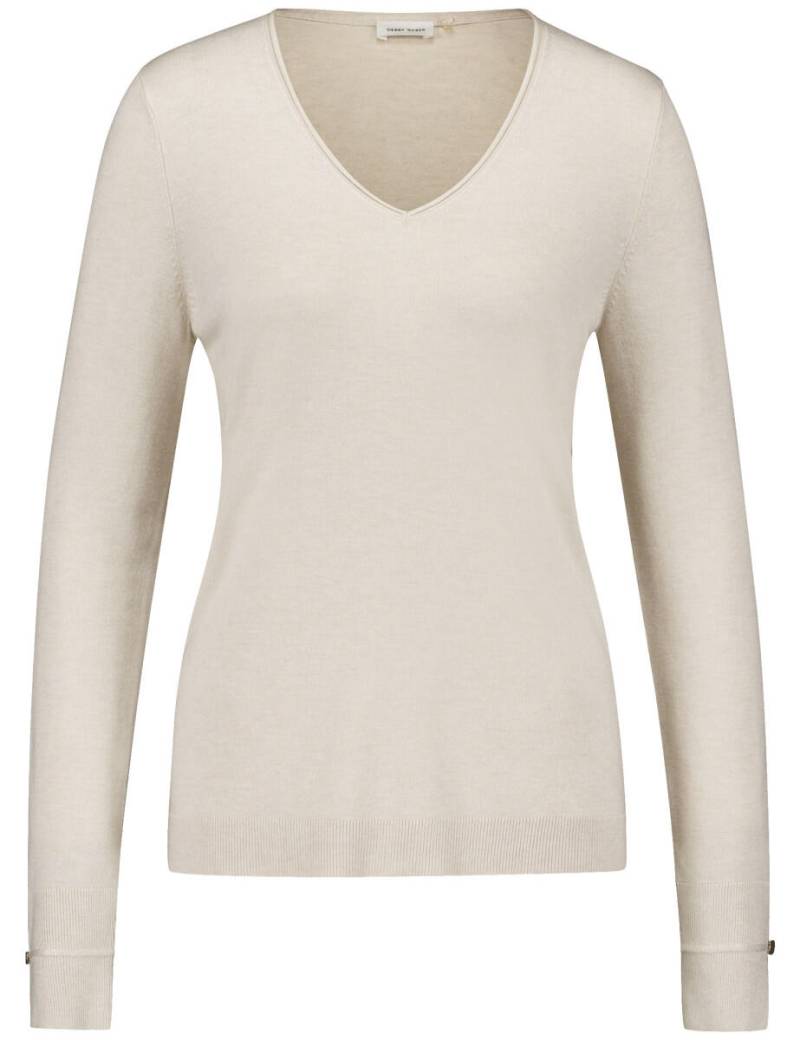 GERRY WEBER Edition - Langarmpullover beige - Gr. - 36 von GERRY WEBER Edition