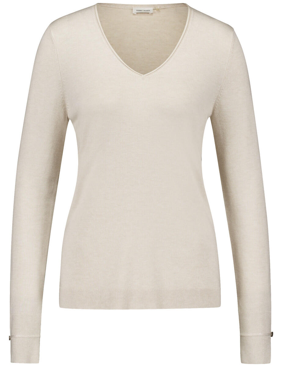 GERRY WEBER Edition - Langarmpullover beige - Gr. - 38 von GERRY WEBER Edition