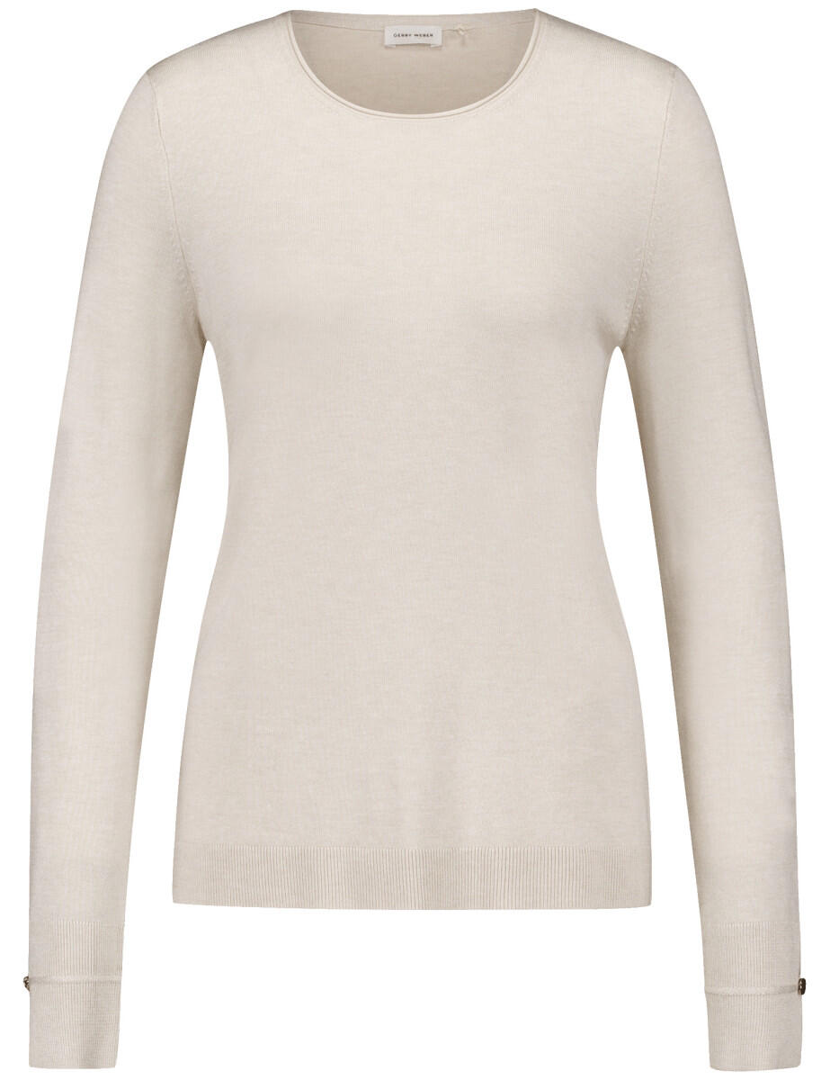 GERRY WEBER Edition - Langarmpullover beige - Gr. - 40 von GERRY WEBER Edition