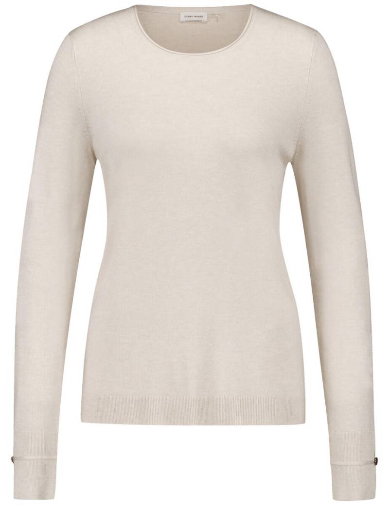GERRY WEBER Edition - Langarmpullover beige - Gr. - 40 von GERRY WEBER Edition