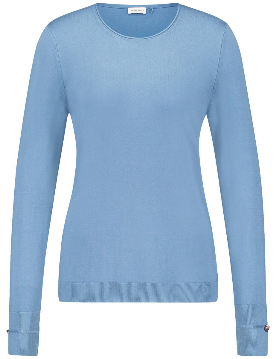 GERRY WEBER Edition - Langarmpullover blau - Gr. - 46 von GERRY WEBER Edition