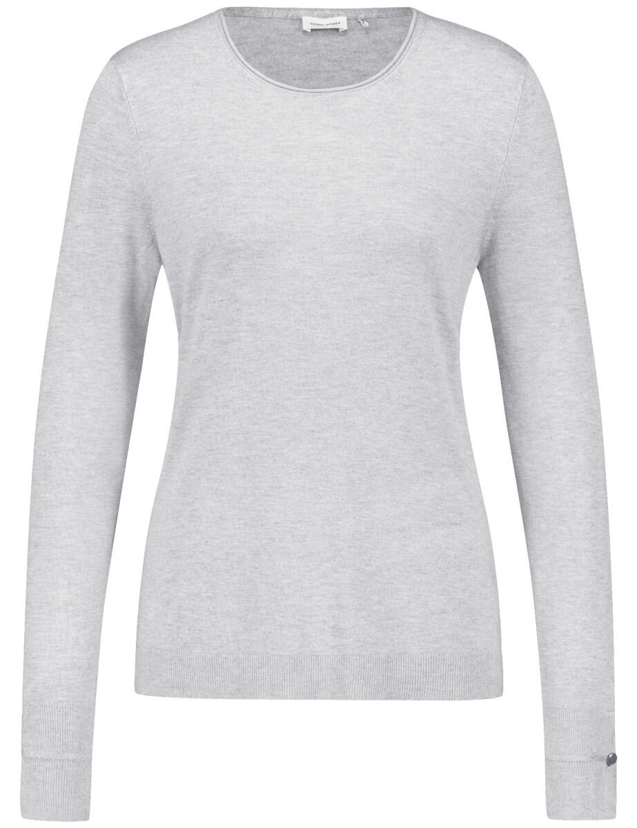 GERRY WEBER Edition - Langarmpullover grau - Gr. - 48 von GERRY WEBER Edition