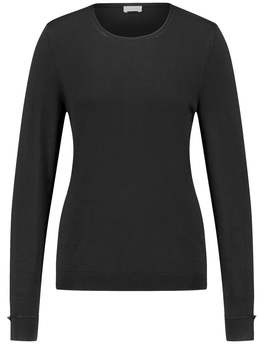 GERRY WEBER Edition - Langarmpullover schwarz - Gr. - 38 von GERRY WEBER Edition