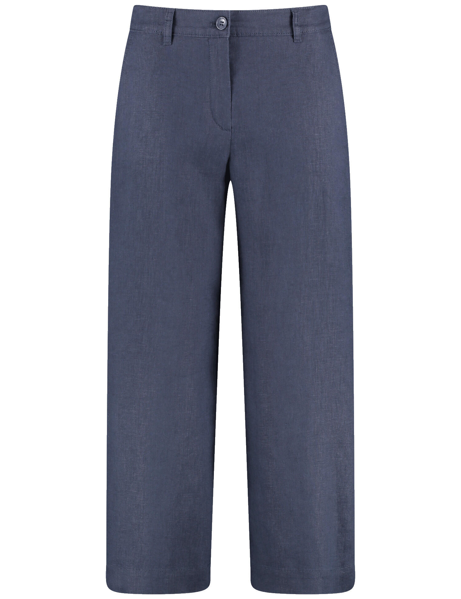 GERRY WEBER Edition - Leinenhose MIR꞉ELA CULOTTE indigo - Gr. - 44R von GERRY WEBER Edition