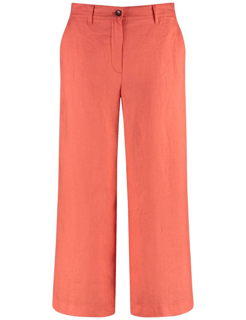GERRY WEBER Edition - Leinenhose MIR꞉ELA CULOTTE sunrise - Gr. - 42R von GERRY WEBER Edition