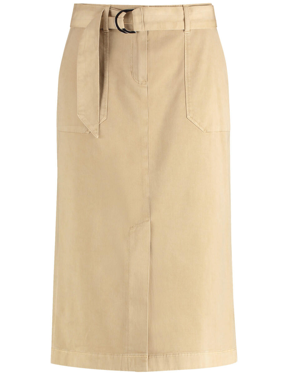 GERRY WEBER Edition - Midi Rock beige/weiß - Gr. - 38 von GERRY WEBER Edition