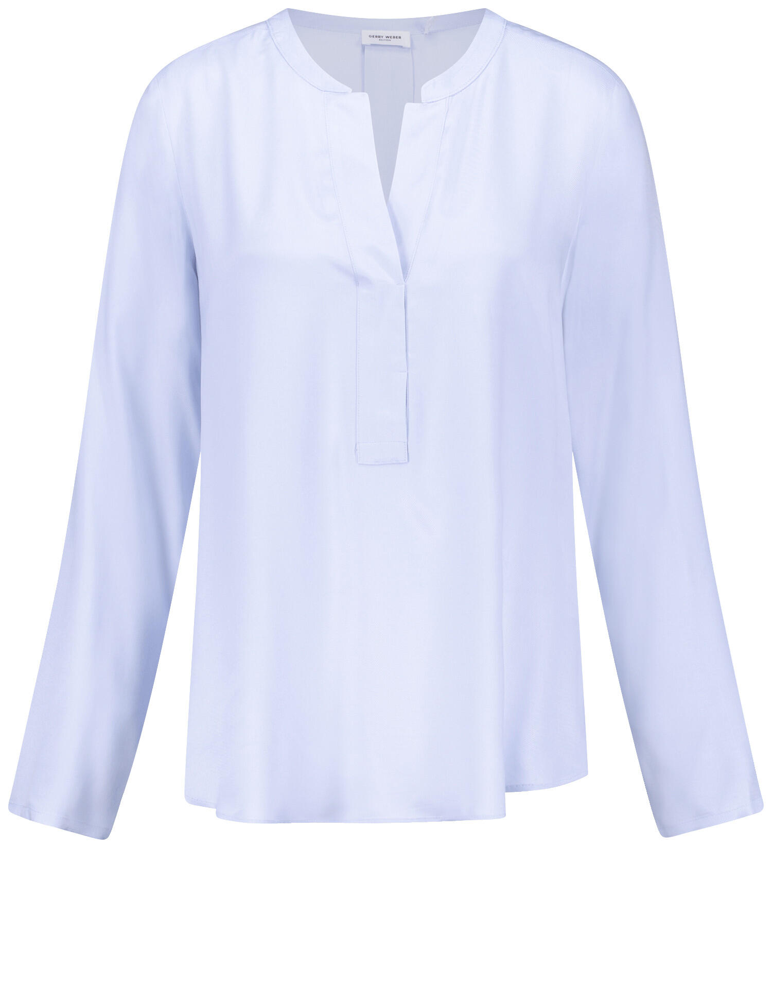 GERRY WEBER Edition - Nachhaltige Bluse mit Tunikaausschnitt light blue - Gr. - 48 von GERRY WEBER Edition