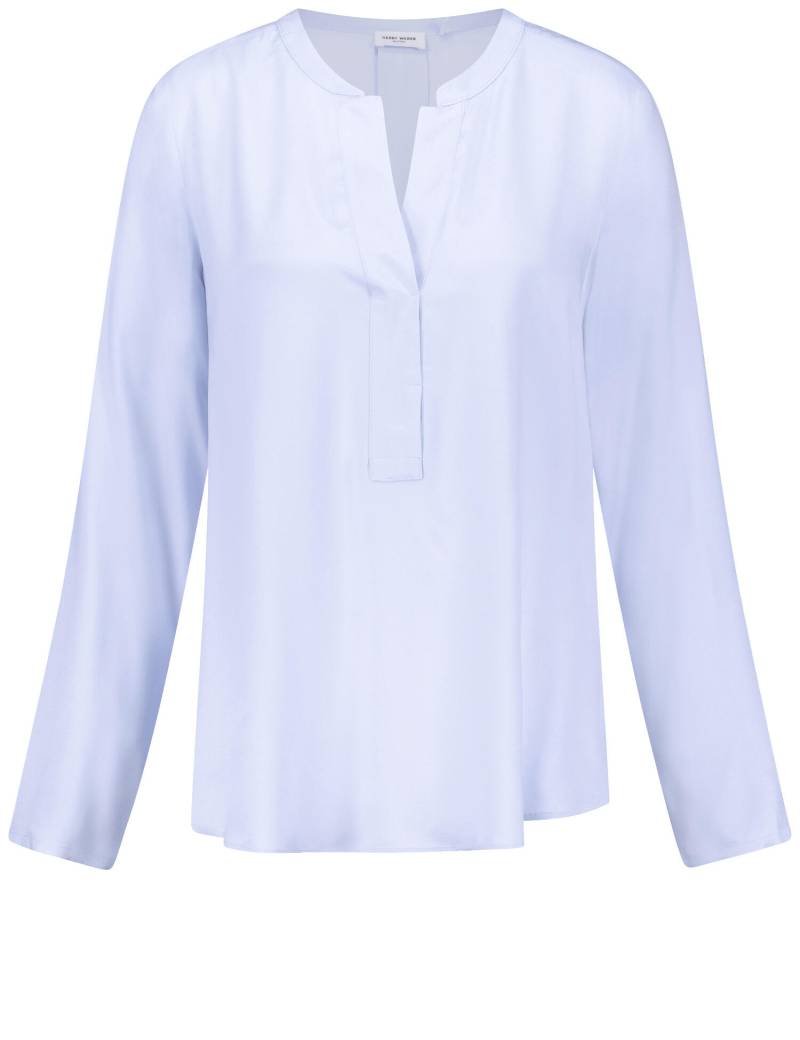 GERRY WEBER Edition - Nachhaltige Bluse mit Tunikaausschnitt light blue - Gr. - 48 von GERRY WEBER Edition