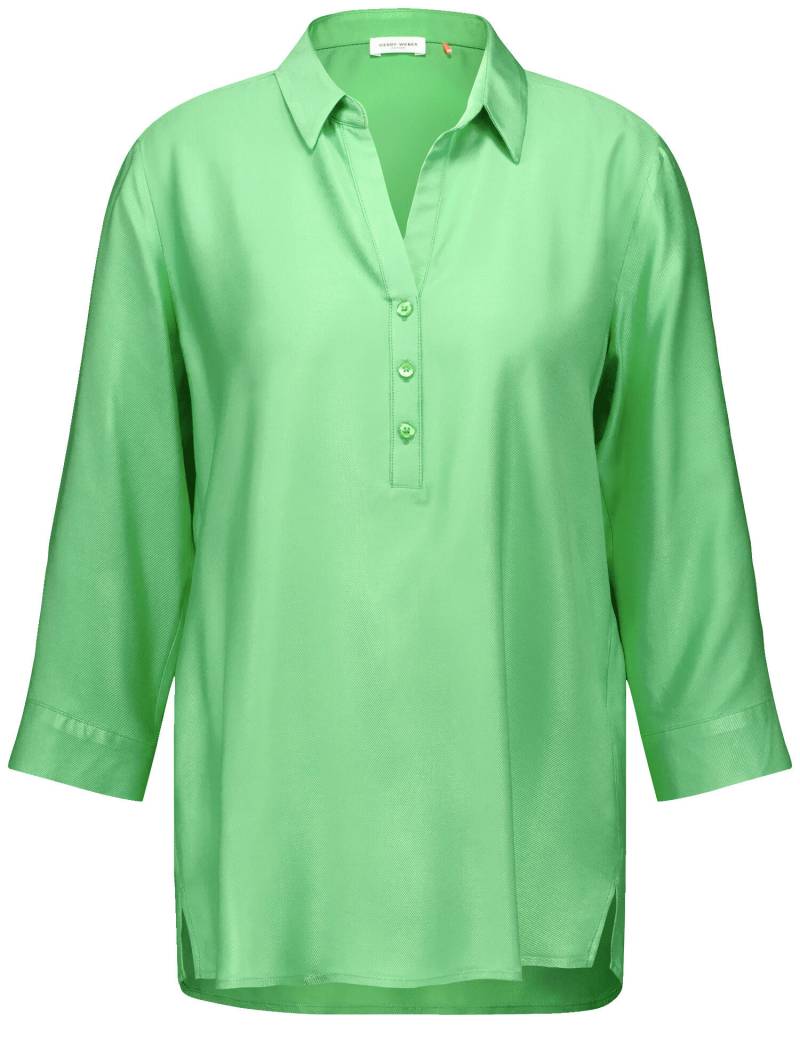 GERRY WEBER Edition - Nachhaltiges Blusenshirt mit 3/4 Arm bright apple - Gr. - 44 von GERRY WEBER Edition