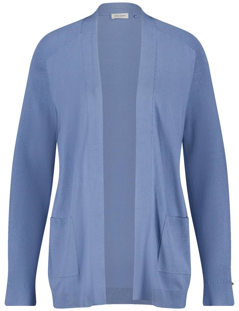 GERRY WEBER Edition - Offener Cardigan aus Feinstrick cloud - Gr. - 44 von GERRY WEBER Edition