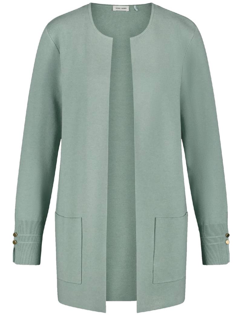 GERRY WEBER Edition - Offener Longcardigan grün - Gr. - 42 von GERRY WEBER Edition
