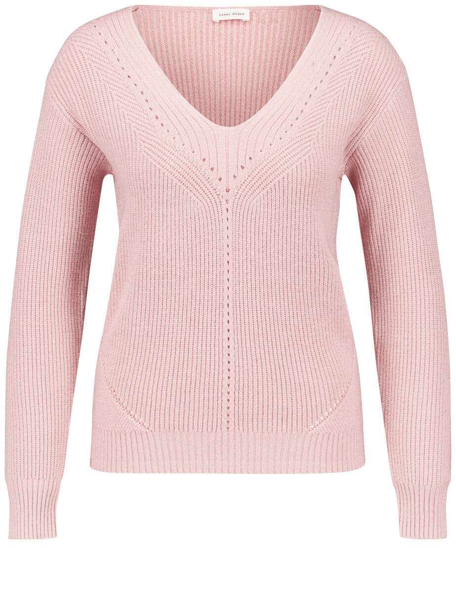 GERRY WEBER Edition - Pullover mit Ajour-Details pink - Gr. - 38 von GERRY WEBER Edition