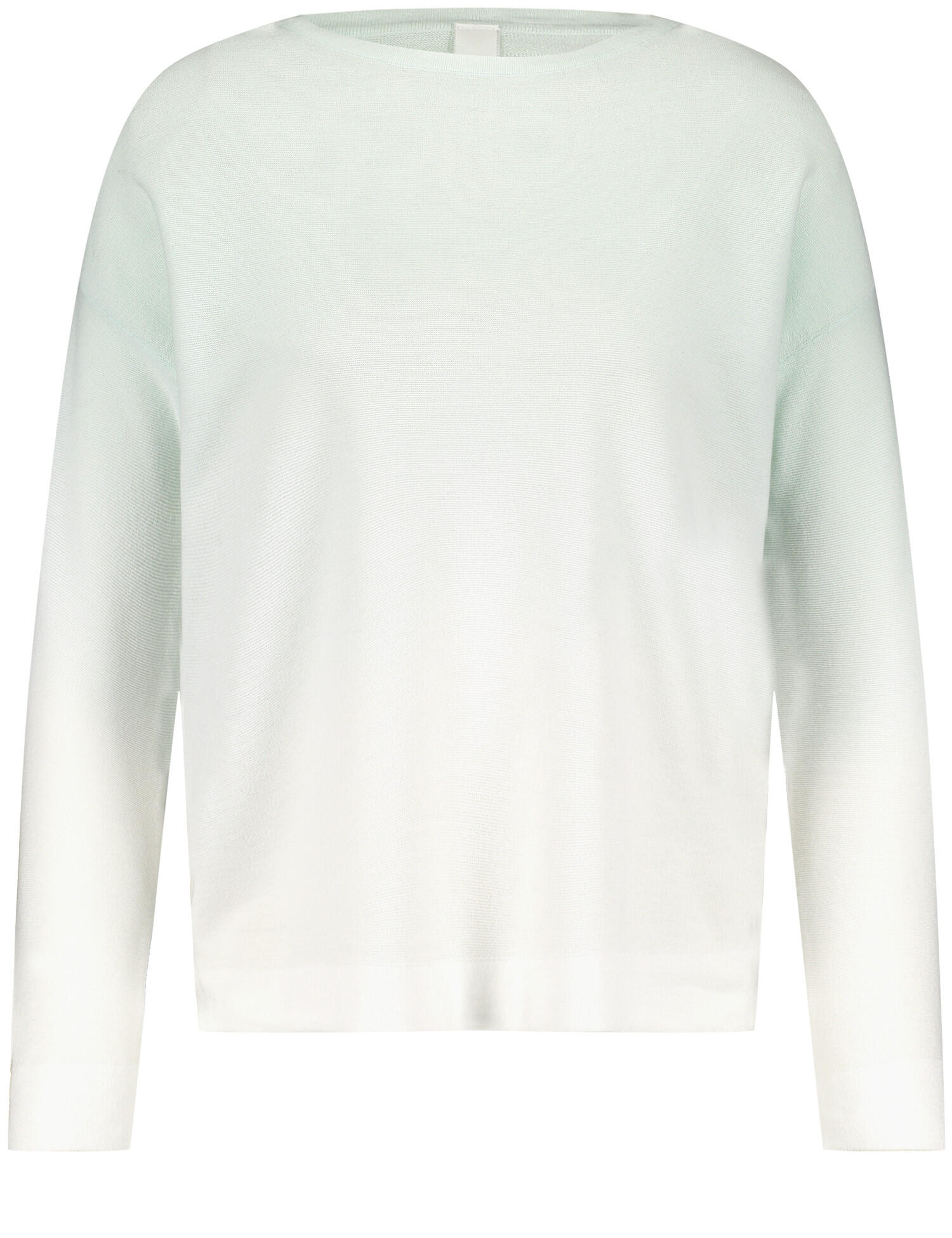 GERRY WEBER Edition - Pullover mit Farbverlauf ecru/weiss/gruen gemustert - Gr. - 48 von GERRY WEBER Edition