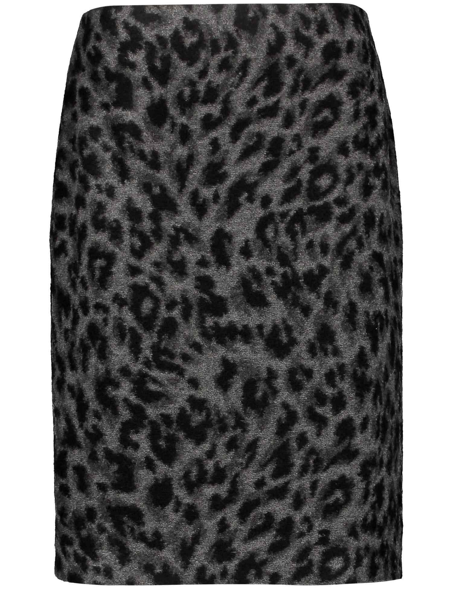 GERRY WEBER Edition - ROCK GEWIRKE grau/schwarz gemustert - Gr. - 38 von GERRY WEBER Edition