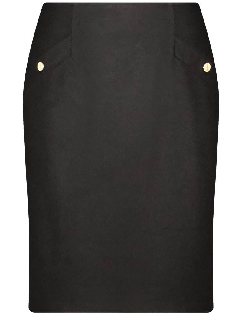 GERRY WEBER Edition - Rock Gewebe kurz schwarz - Gr. - 40 von GERRY WEBER Edition