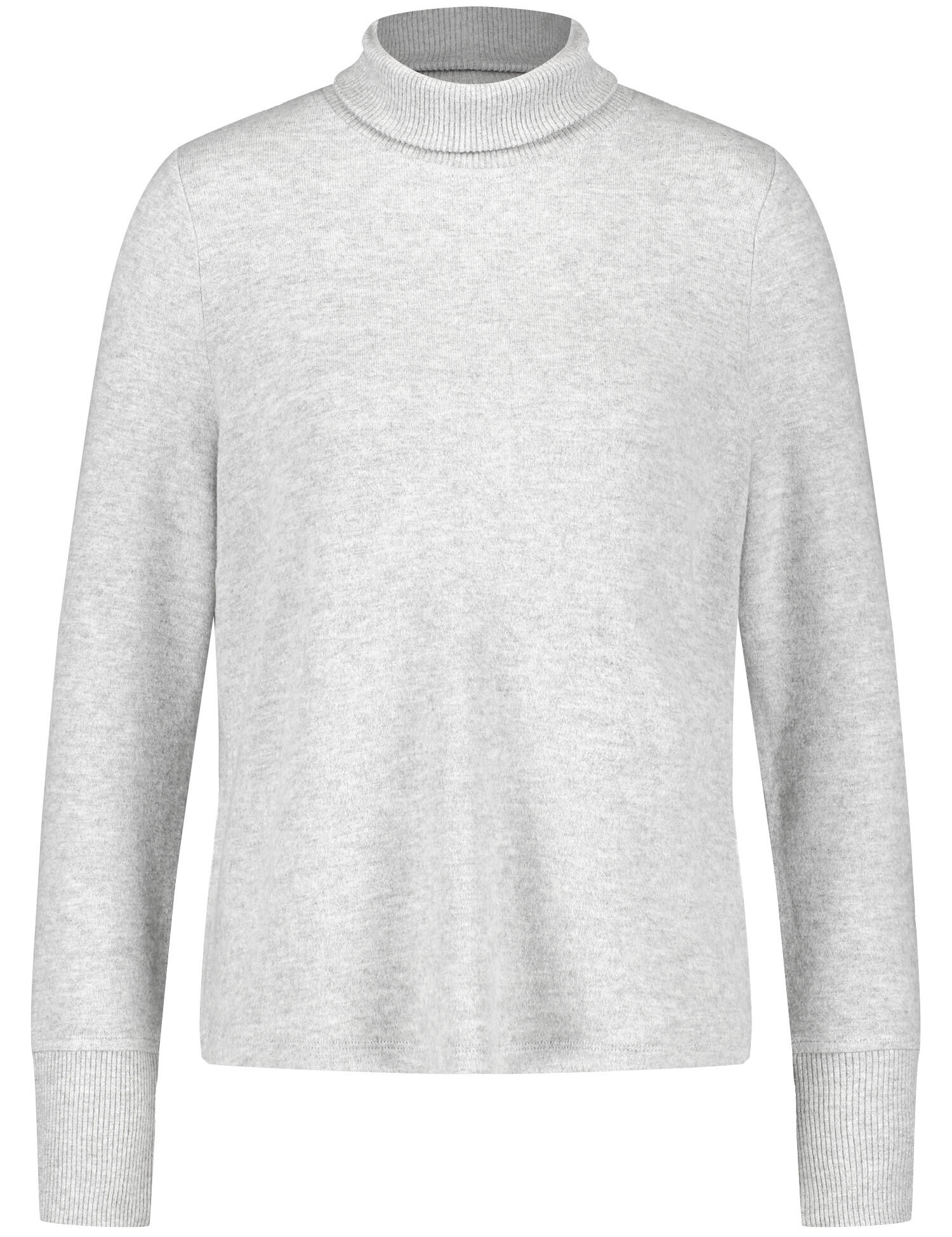 GERRY WEBER Edition - Rollkragenpullover pearl melange - Gr. - 46 von GERRY WEBER Edition