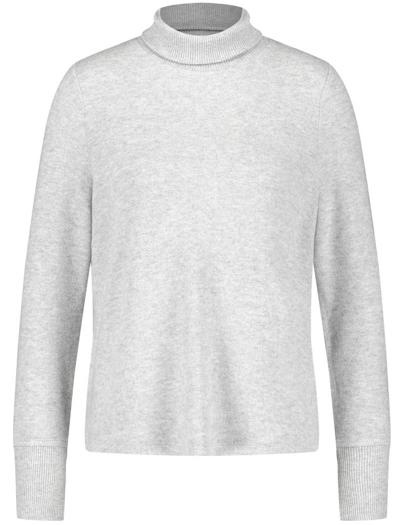 GERRY WEBER Edition - Rollkragenpullover pearl melange - Gr. - 46 von GERRY WEBER Edition