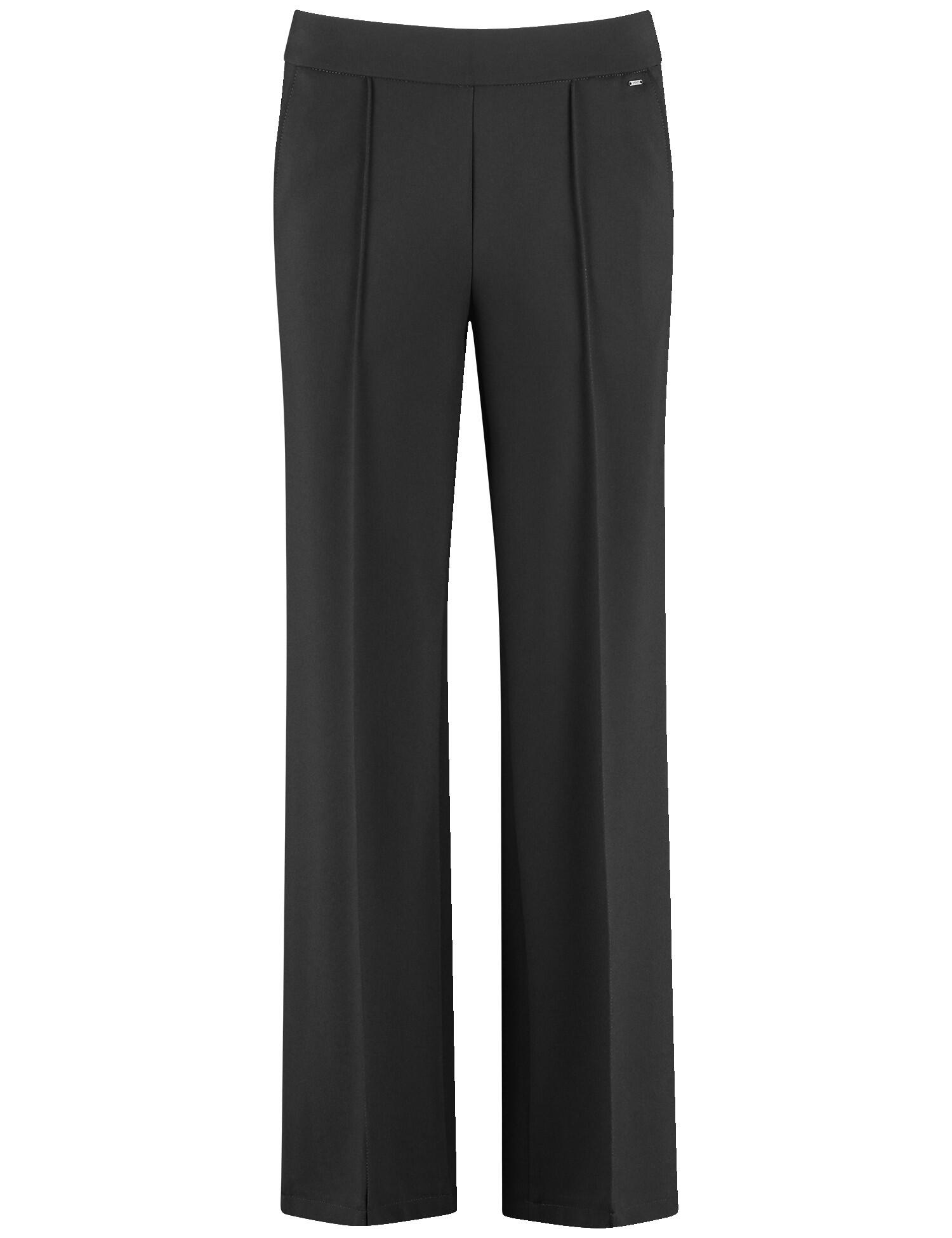 GERRY WEBER Edition - Schlupfhose MIR꞉JA WIDE LEG schwarz - Gr. - 42R von GERRY WEBER Edition