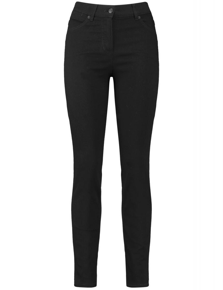 GERRY WEBER Edition - Skinny Fit: Skinny leg-Jeans schwarz - Gr. - 36S von GERRY WEBER Edition