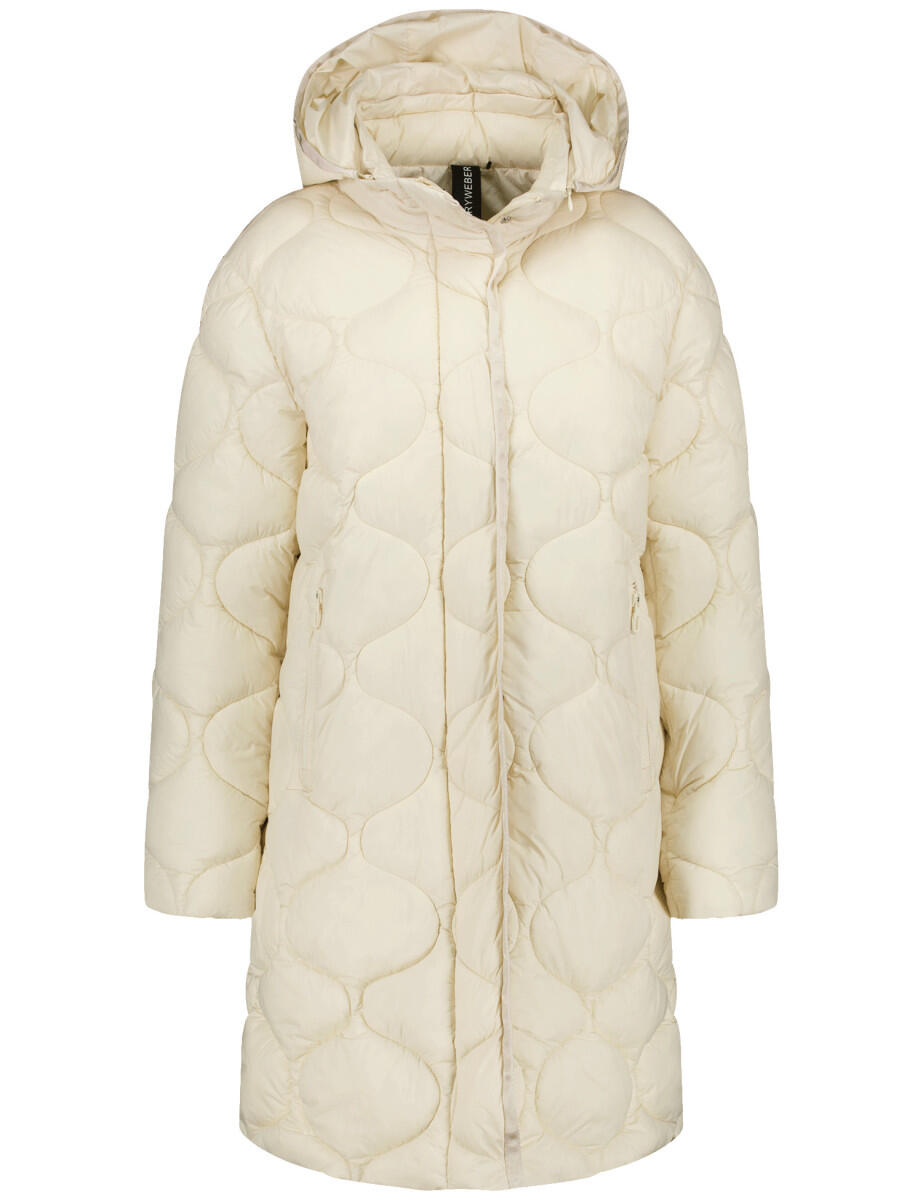 GERRY WEBER Edition - Steppmantel beige/weiß - Gr. - 38 von GERRY WEBER Edition