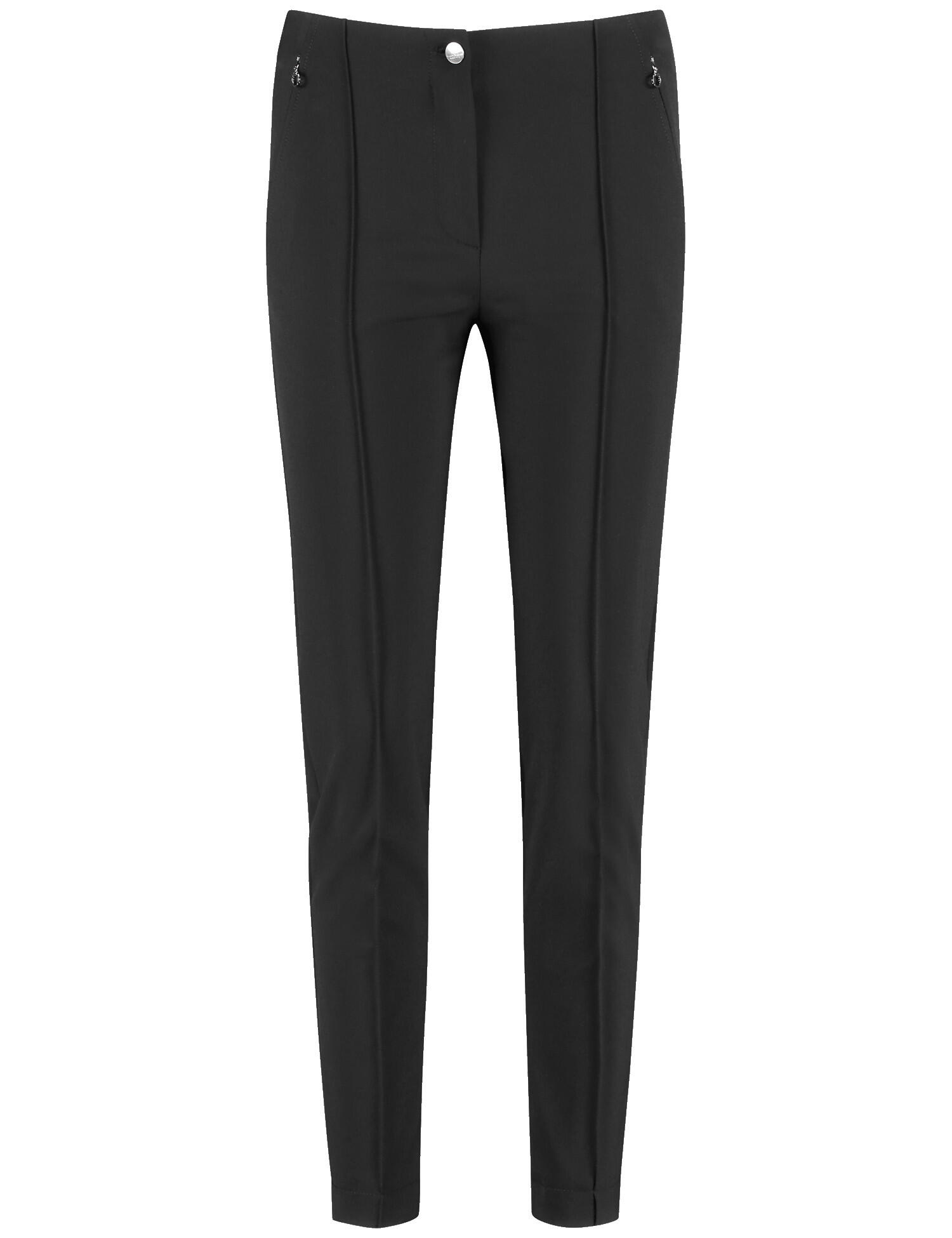 GERRY WEBER Edition - Stretchhose SAN꞉YA SKINNY FIT schwarz - Gr. - 48R von GERRY WEBER Edition