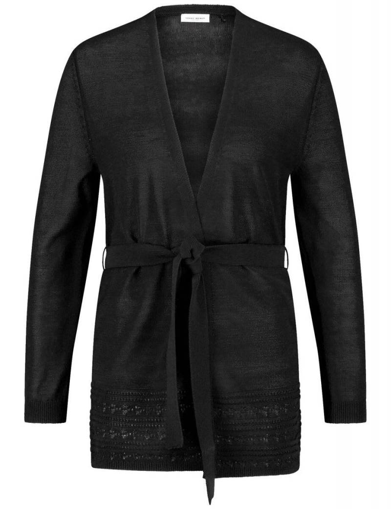 GERRY WEBER Edition - Strickjacke schwarz - Gr. - 36 von GERRY WEBER Edition