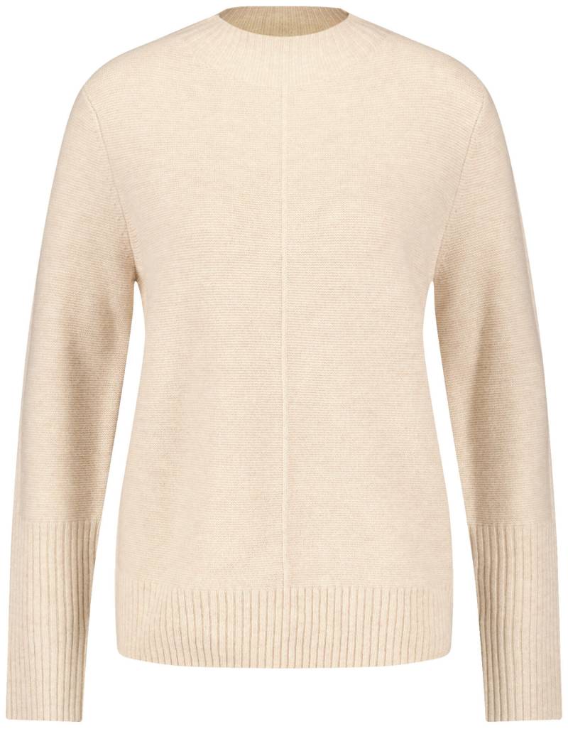GERRY WEBER Edition - Strickpullover mit Wollanteil cream melange - Gr. - 44 von GERRY WEBER Edition