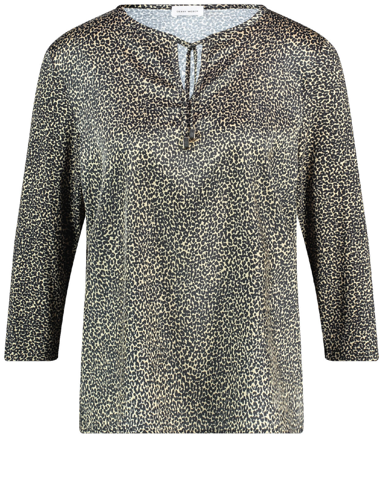 GERRY WEBER Edition - T-Shirt mit Animalprint beige/braun/schwarz - Gr. - 46 von GERRY WEBER Edition