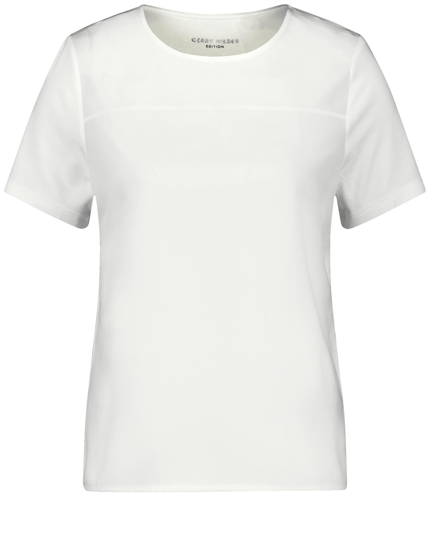 GERRY WEBER Edition - T-Shirt mit Material-Patch off-white - Gr. - 46 von GERRY WEBER Edition