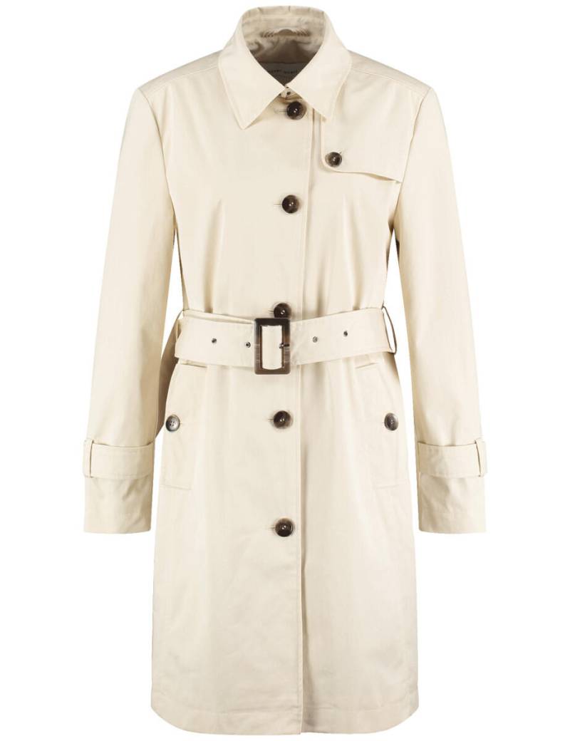 GERRY WEBER Edition - Trenchcoat beige/weiß - Gr. - 42 von GERRY WEBER Edition