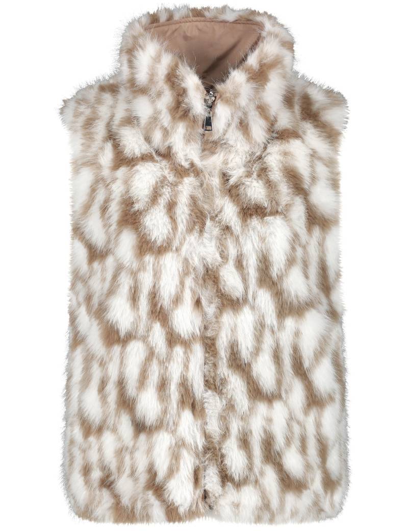 GERRY WEBER Edition - Weste Outdoor ecru/weiss gemustert - Gr. - 36 von GERRY WEBER Edition